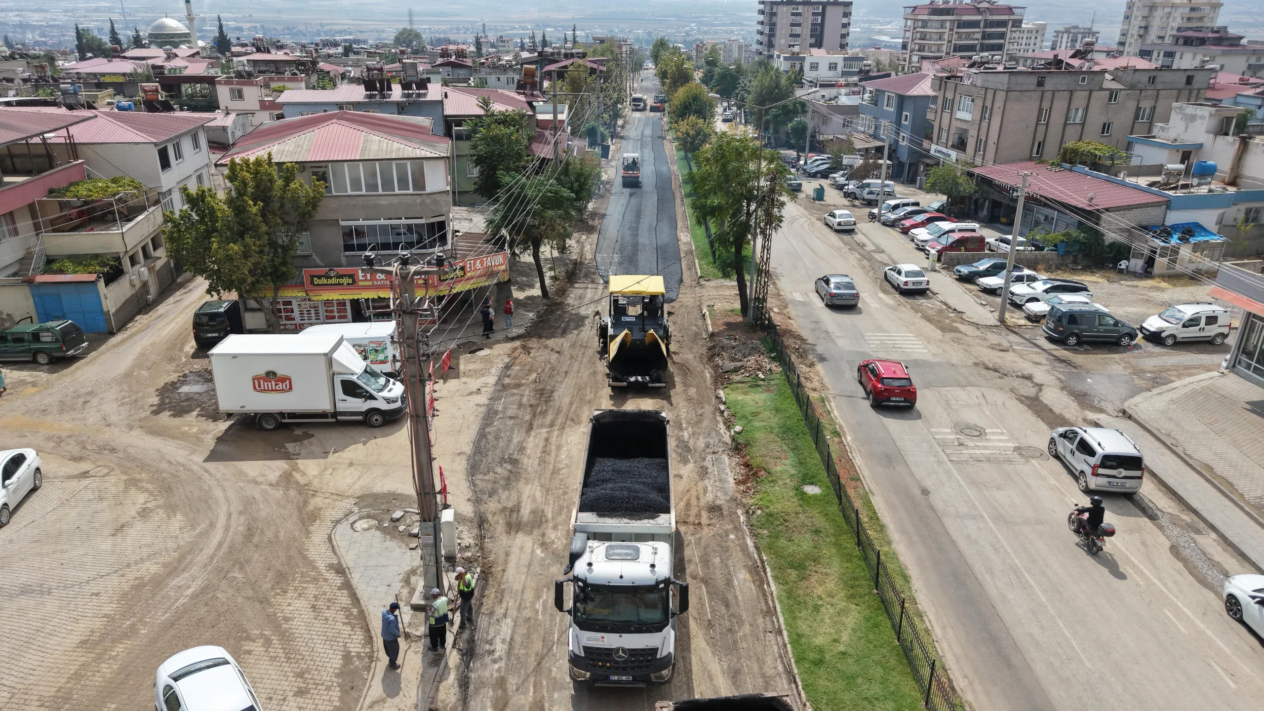 Tevfik kadıoğlu bulvarı’nda yenileme çalışmaları başladı