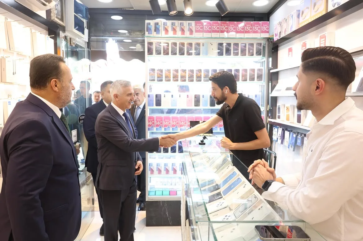 Vali ünlüer esnafın taleplerini dinledi!