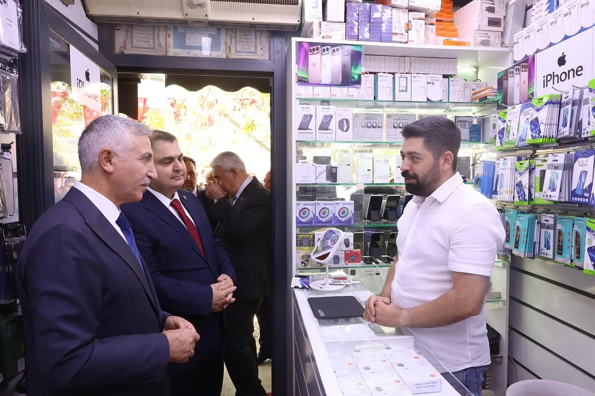 Vali ünlüer esnafın taleplerini dinledi!