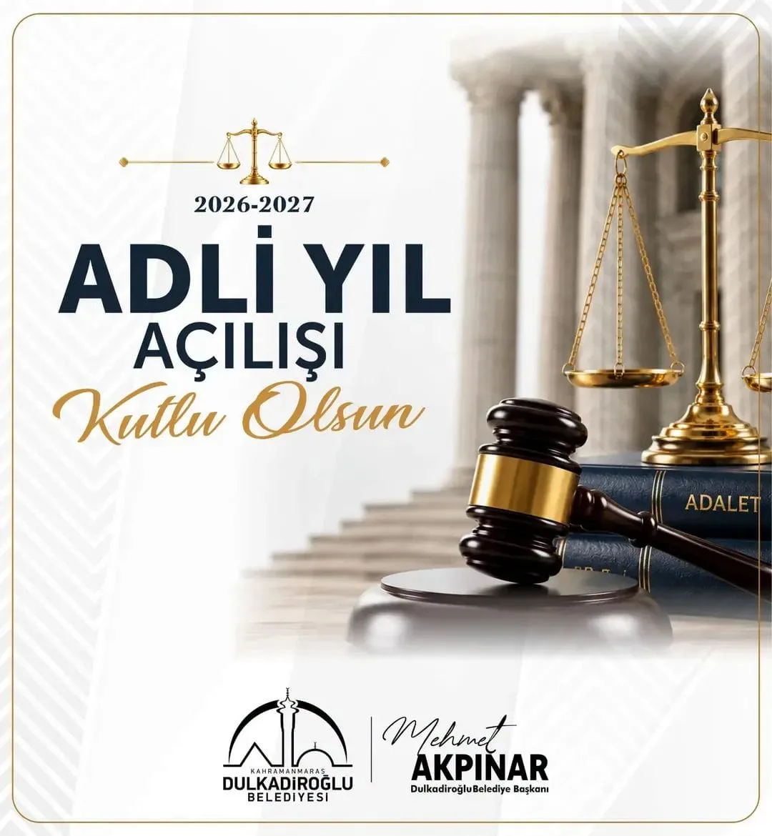 Başkan akpınar’dan yeni adli yıl mesajı! Başkan akpınar’dan yeni adli yıl mesajı!