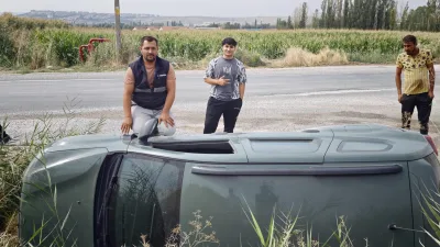 Kahramanmaraş ziyaretinin ardından Çorum’a dönen sürücünün direksiyon hakimiyetini kaybetmesi sonucu