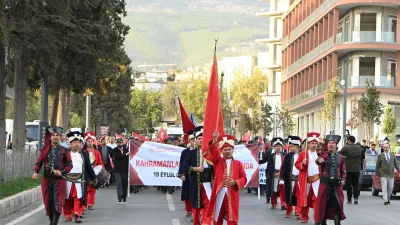 19 Eylül Gaziler Günü kapsamında düzenlenen ziyaretlere ve kortej yürüyüşüne