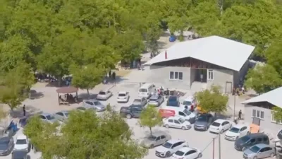Kahramanmaraş’ın Andırın ilçesindeki Kanlıböğet Mesire Alanı’nda başlatılan "Siz Getirin, Biz