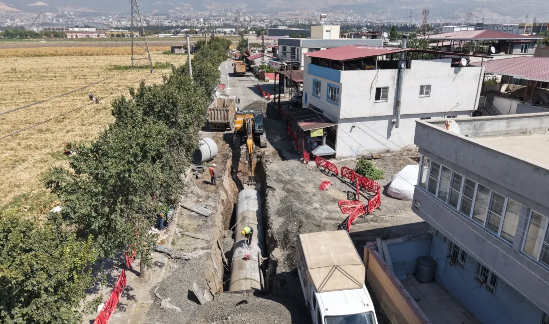 KASKİ, Kahramanmaraş genelinde yürüttüğü altyapı yenileme hamlesi kapsamında Sümer Mahallesi