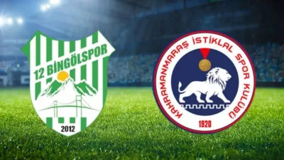 Kahramanmaraş İstiklalspor’un ligin 6.haftasında deplasmanda 12 Bingölspor ile oynayacağı maçın