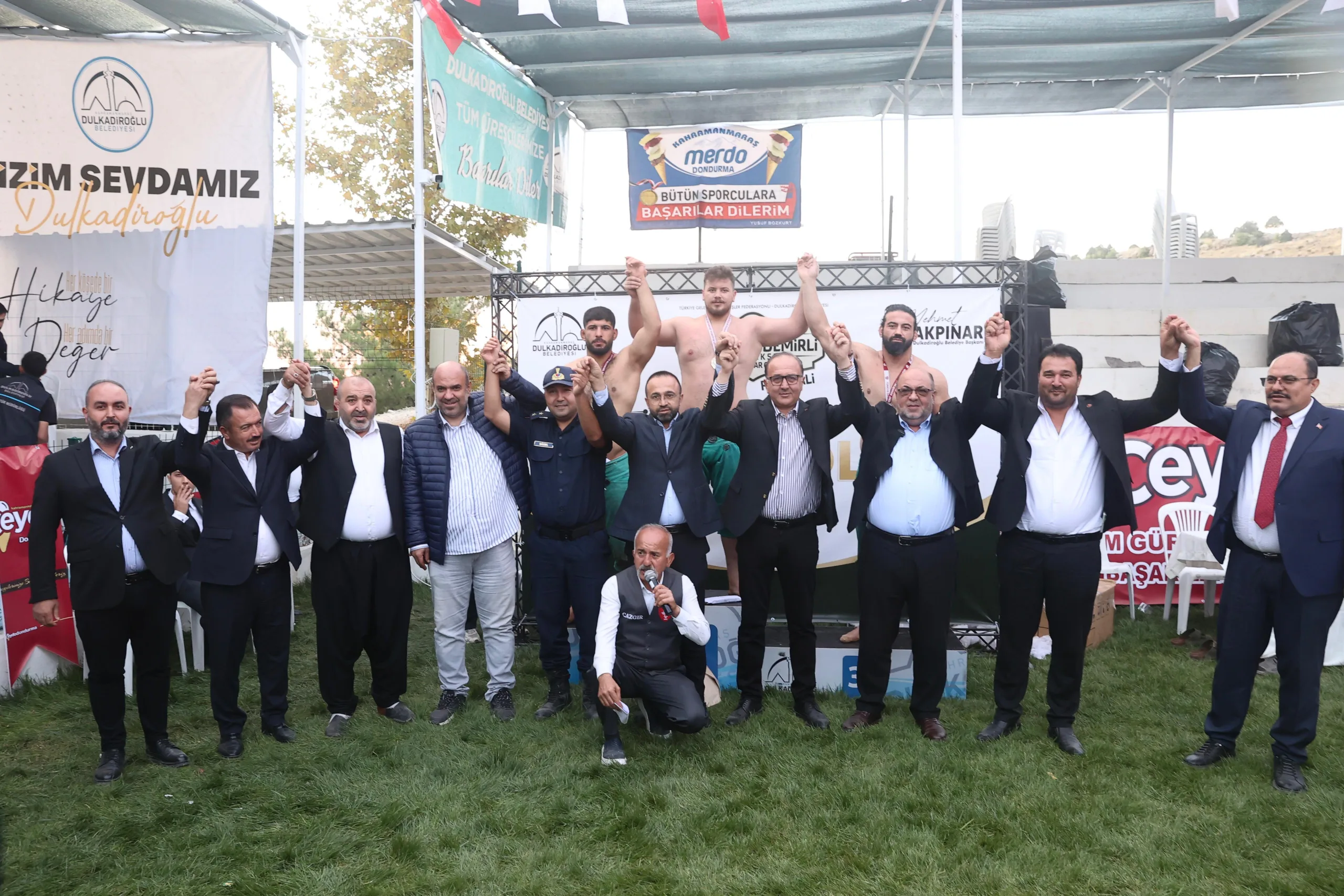 Kahramanmaraş’ın pehlivanları meydana i̇ndi!