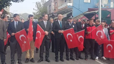 Kahramanmaraş’ın Andırın ilçesinde 29 Ekim Cumhuriyet Bayramı kutlamaları kapsamında düzenlenen