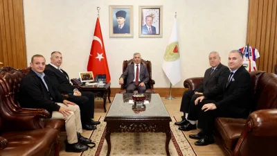Kahramanmaraş Valisi Mükerrem Ünlüer, makamında gerçekleşen kabul programlarında kentin farklı