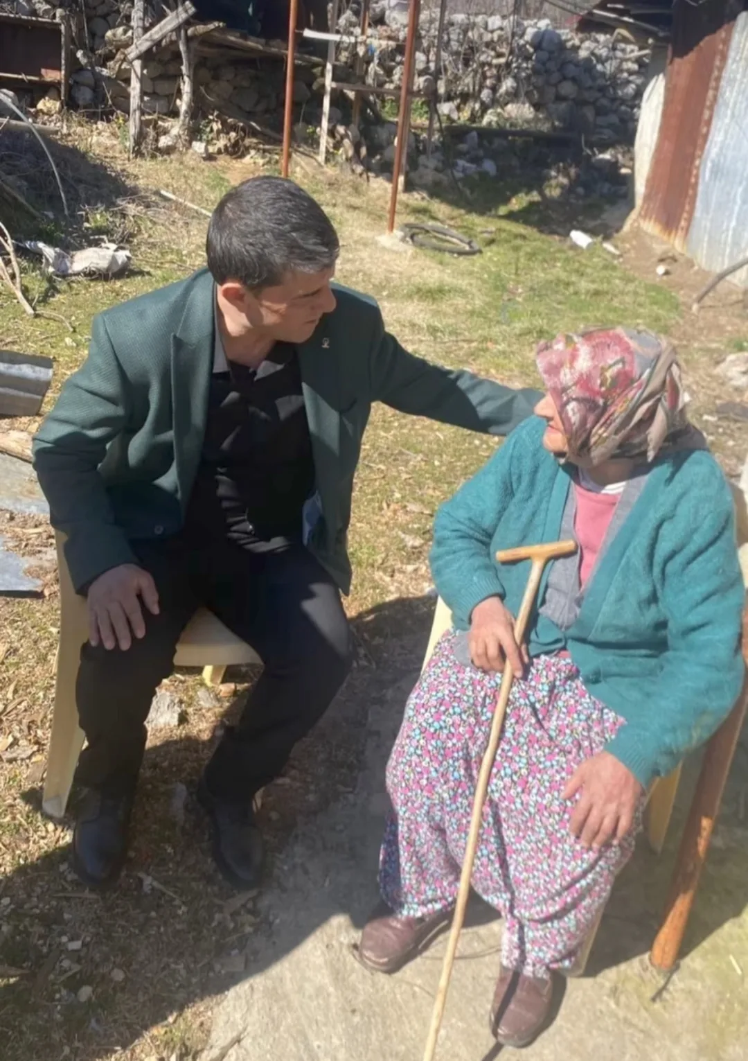 Ak parti andırın i̇lçe başkanı kayıran’dan yaşlılar günü ziyareti!