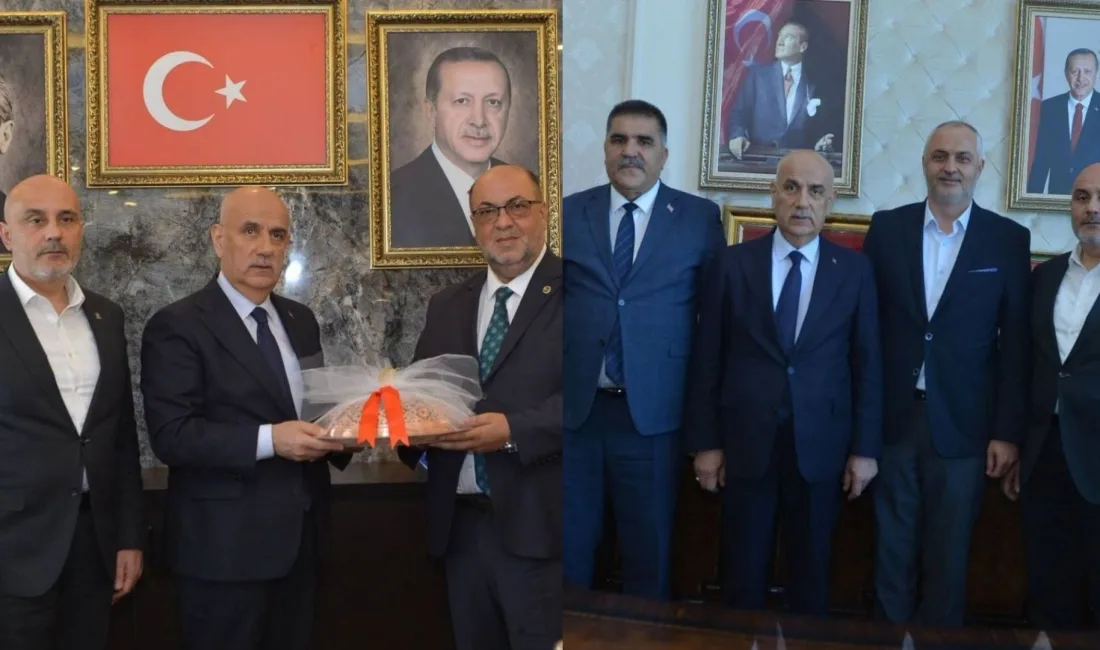 AK Parti Heyeti, geçtiğimiz haftalarda AK Parti saflarına katılan Türkoğlu