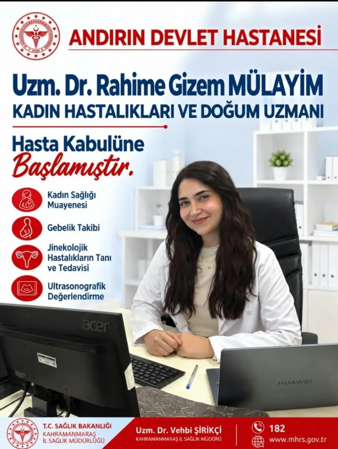 Andırın Devlet Hastanesi’ne Yeni Atama!