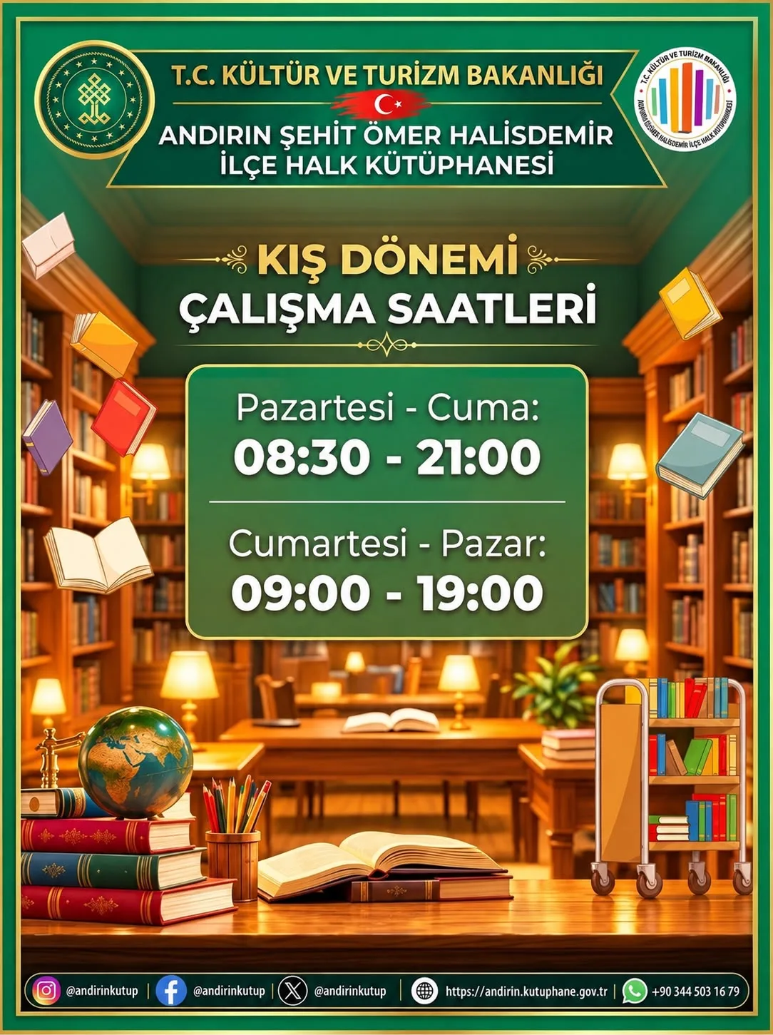 Andırın’da eğitim ve kültüre dev destek!