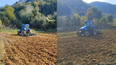 Andırın’da sonbahar yağmurları çiftçileri sevindirdi. Çiftçiler yağmurların ardından harekete geçerek