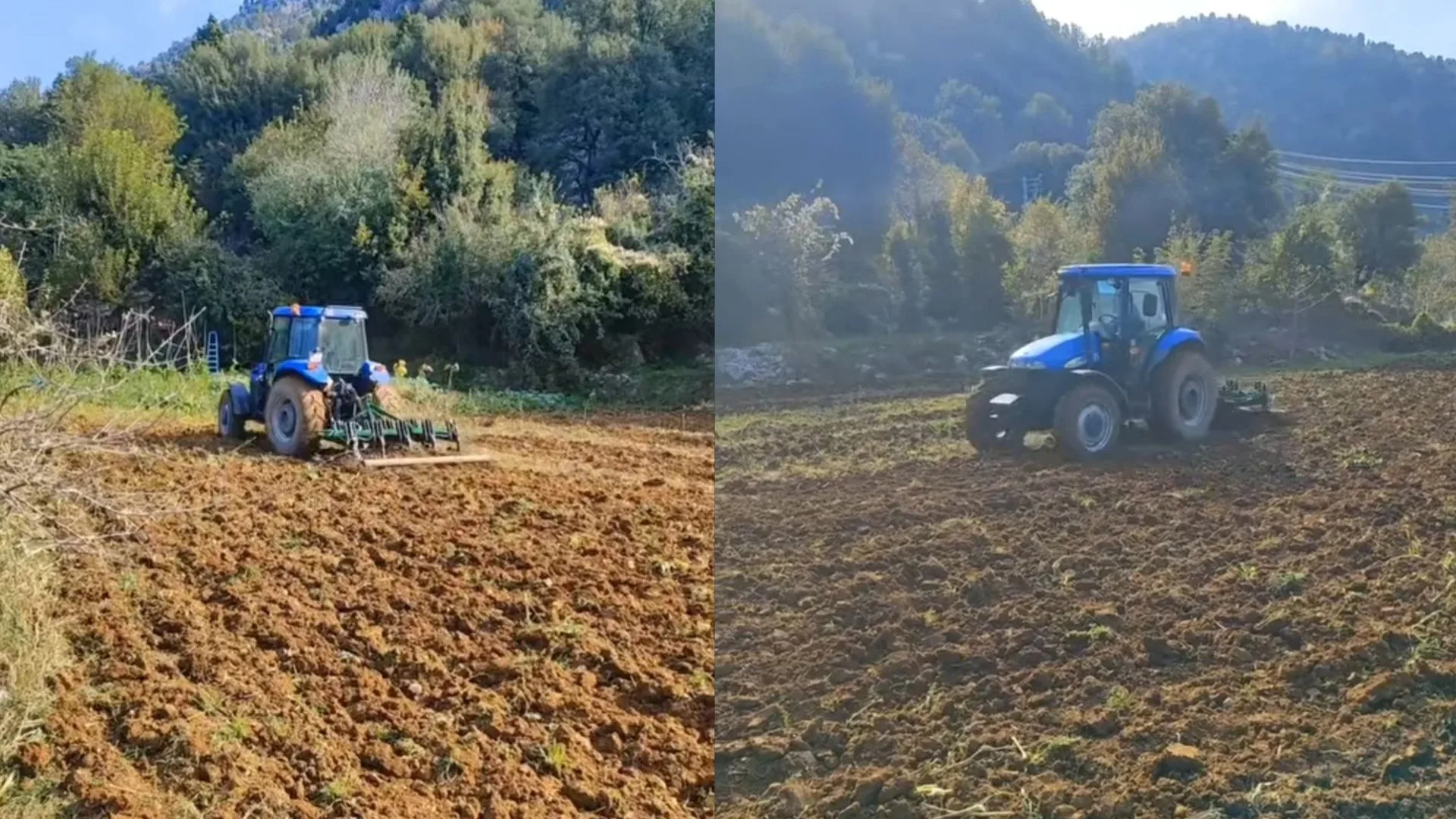 Andırın’da sonbahar yağmurları çiftçileri sevindirdi. Çiftçiler yağmurların ardından harekete geçerek