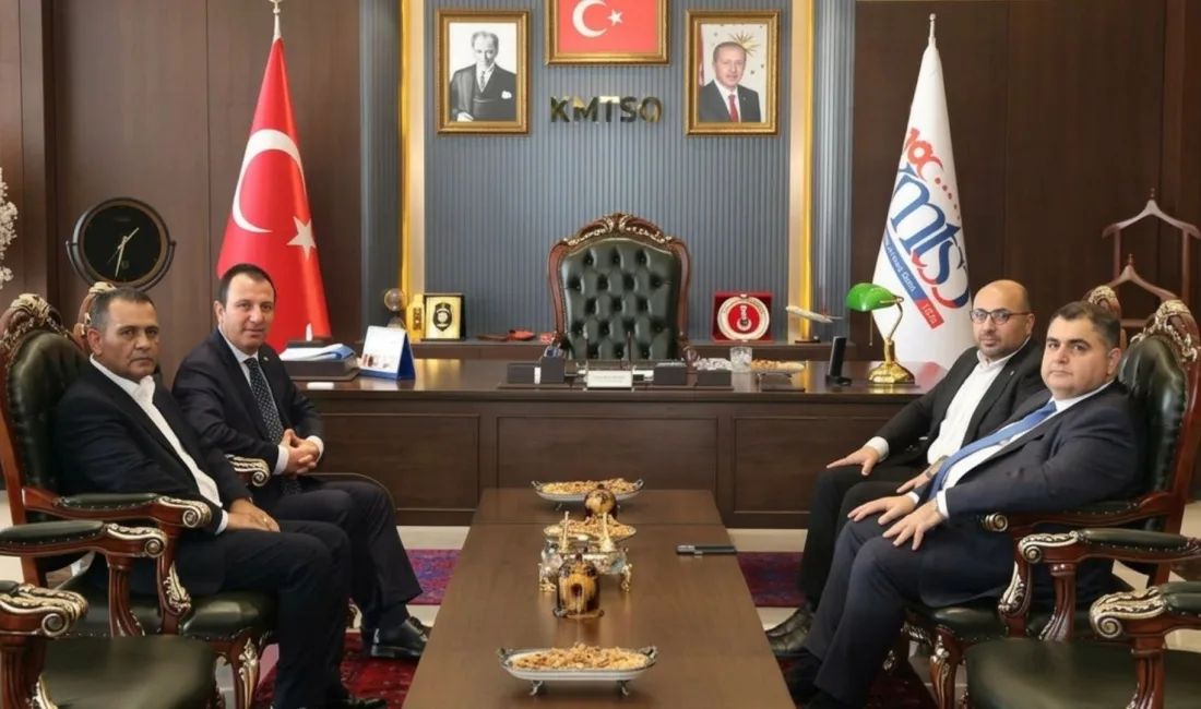 Andırınlı AK Parti Milletvekili Mehmet Şahin, KMTSO’da güven tazeleyerek yoluna