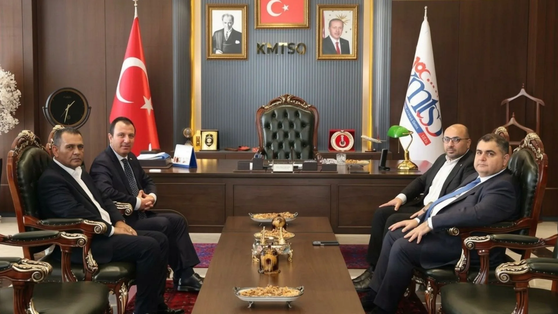 Andırınlı AK Parti Milletvekili Mehmet Şahin, KMTSO’da güven tazeleyerek yoluna