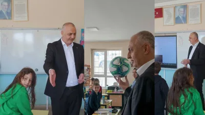 Andırın Belediye Başkanı Ahmet Sinan Gökşen, Mehmet Akif Ersoy İlkokulu
