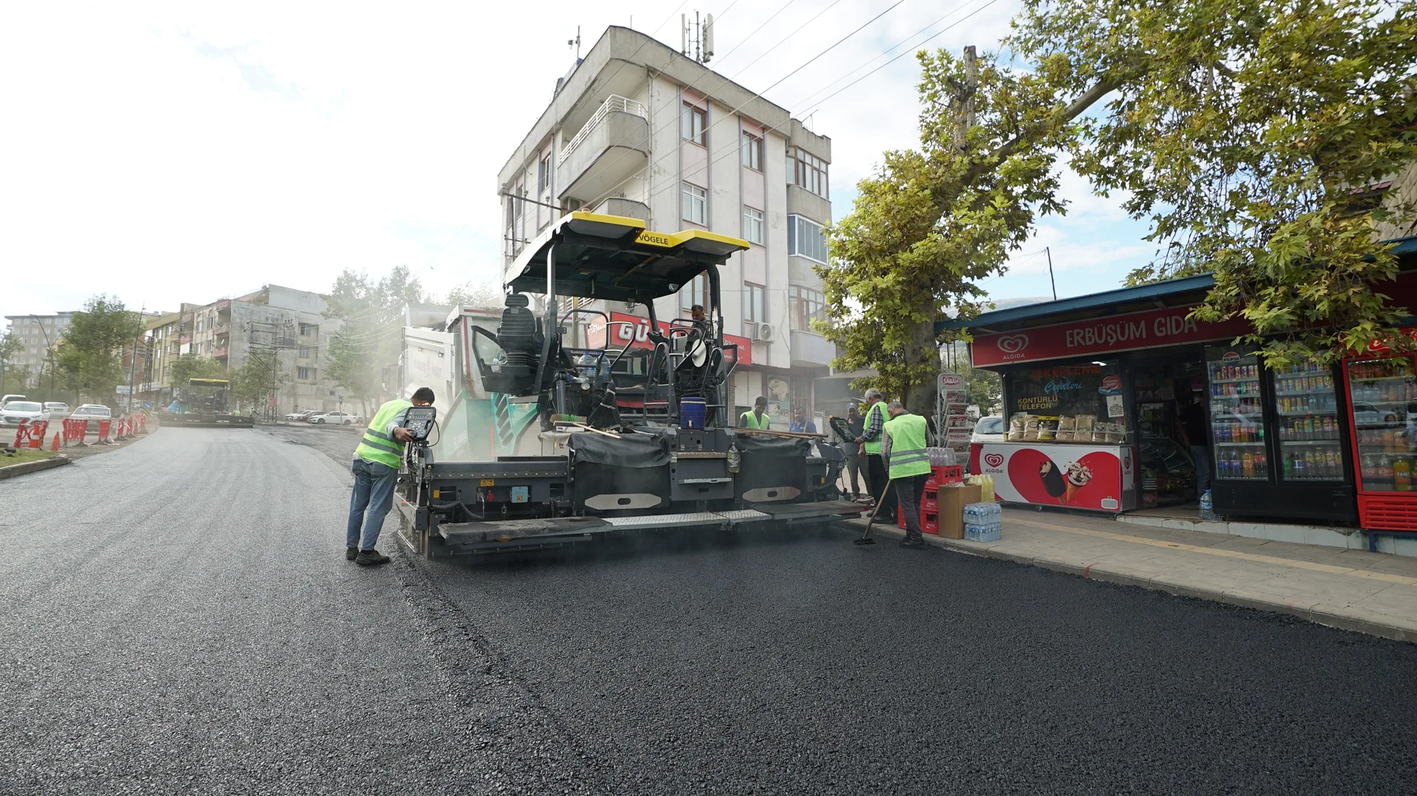 Akçakoyunlu’da altyapı bitti, asfalt serimi başladı!