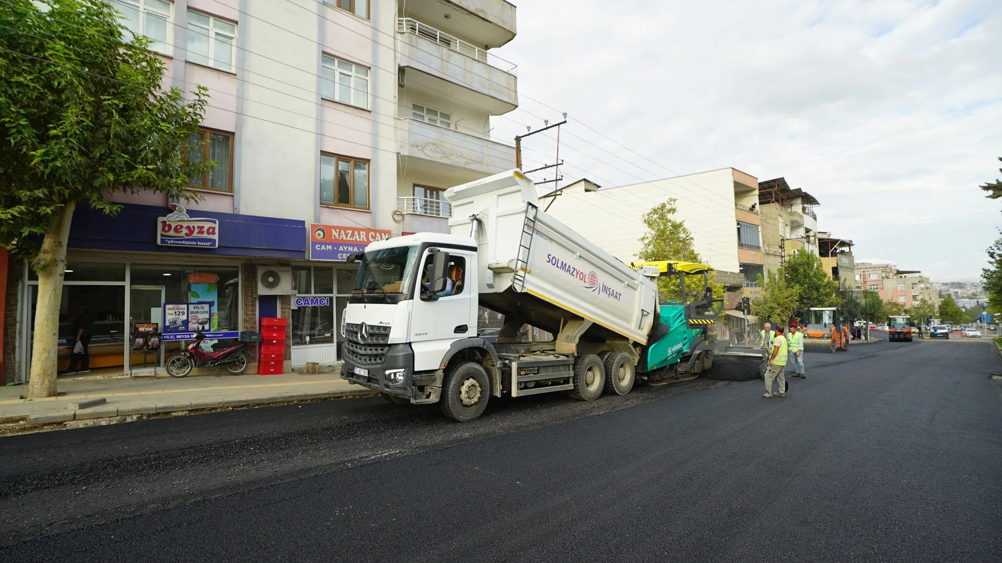Akçakoyunlu’da altyapı bitti, asfalt serimi başladı!