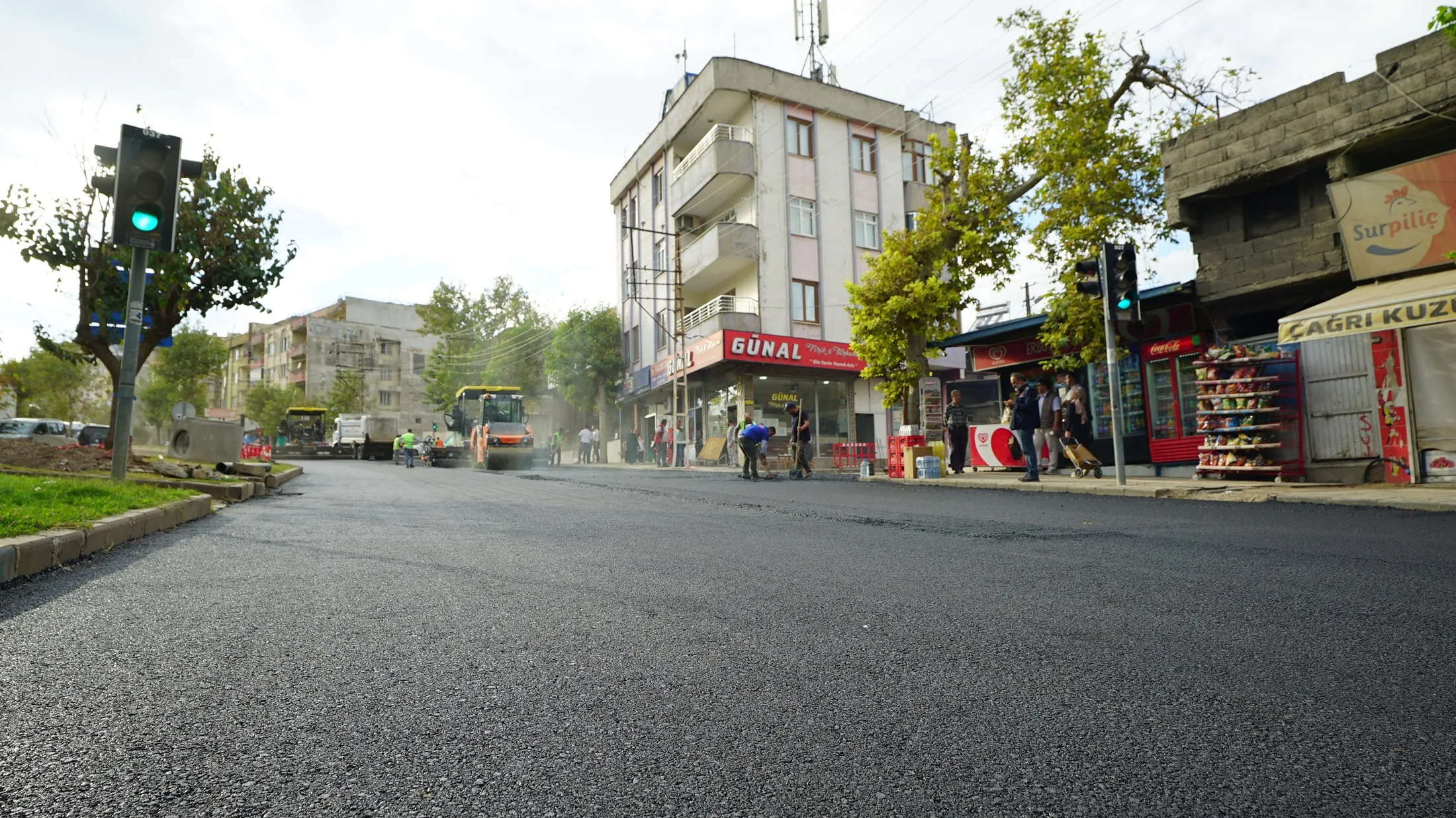 Akçakoyunlu’da altyapı bitti, asfalt serimi başladı!