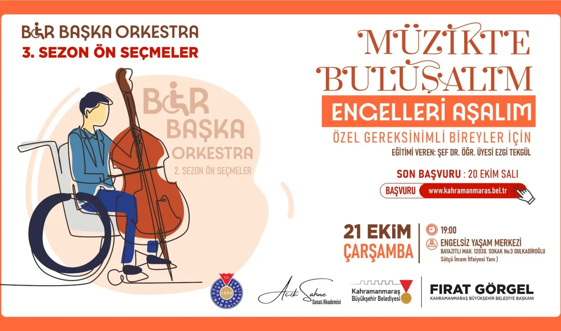 Üniversite ve akademi iş birliğiyle hayata geçirilen "Bir Başka Orkestra",