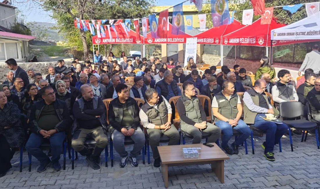 Kahramanmaraş’ın Andırın ilçesinde yürütülen ECO-REST projesi kapsamında Gökçeli Mahallesi’nde defne