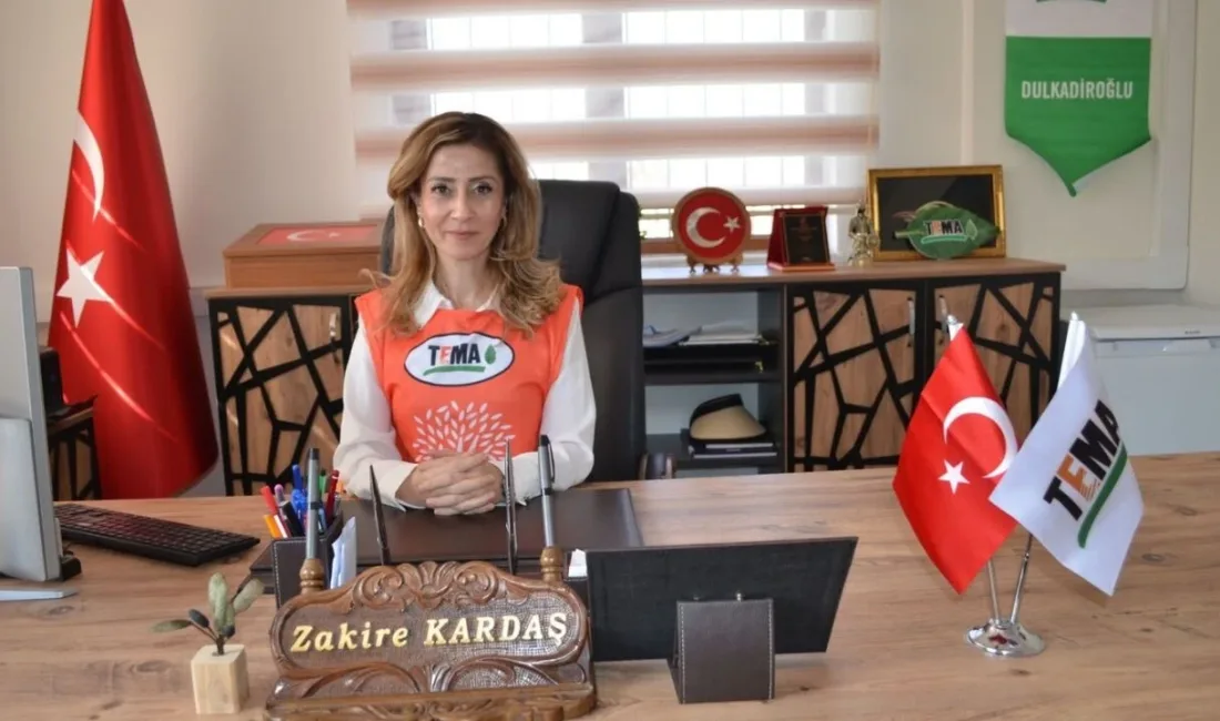 Dulkadiroğlu’nda Doğa İçin Yeni Dönem! TEMA Vakfı Dulkadiroğlu İlçe Sorumlusu olarak göreve başlayan Zakire Kardaş,