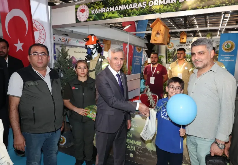 Kahramanmaraş Orman Bölge Müdürlüğü, 10. Kahramanmaraş Tarım Fuarı’nda açtığı standında