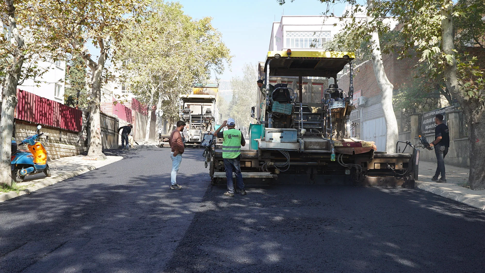Yörük selim mahallesi’nde asfalt çalışmaları başladı!