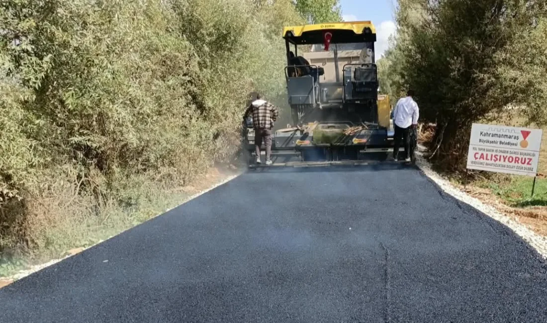 Kahramanmaraş Büyükşehir Belediyesi, Göksun ilçesindeki Devlettepe Mahalle yolunu ve Devlettepe