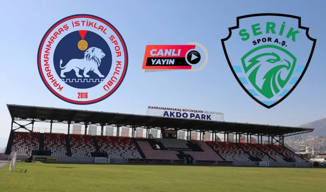 Kahramanmaraş İstiklalspor, kendi evinde Serikspor’u ağırlıyor. “Karşılaşma yayınlanacak mı?” sorusunun