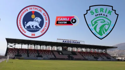 Kahramanmaraş İstiklalspor, kendi evinde Serikspor’u ağırlıyor. “Karşılaşma yayınlanacak mı?” sorusunun