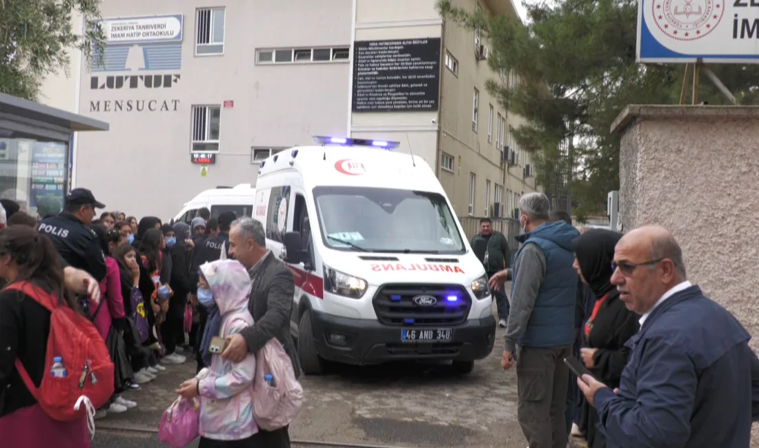Kahramanmaraş’ta Zekeriya Tanrıverdi İmam Hatip Ortaokulu öğrencilerinin kimyasal kokudan zehirlenmesinin