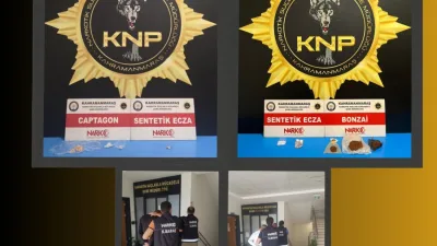 Kahramanmaraş’ta düzenlenen dev uyuşturucu operasyonlarında 3 bin 630 adet Captagon