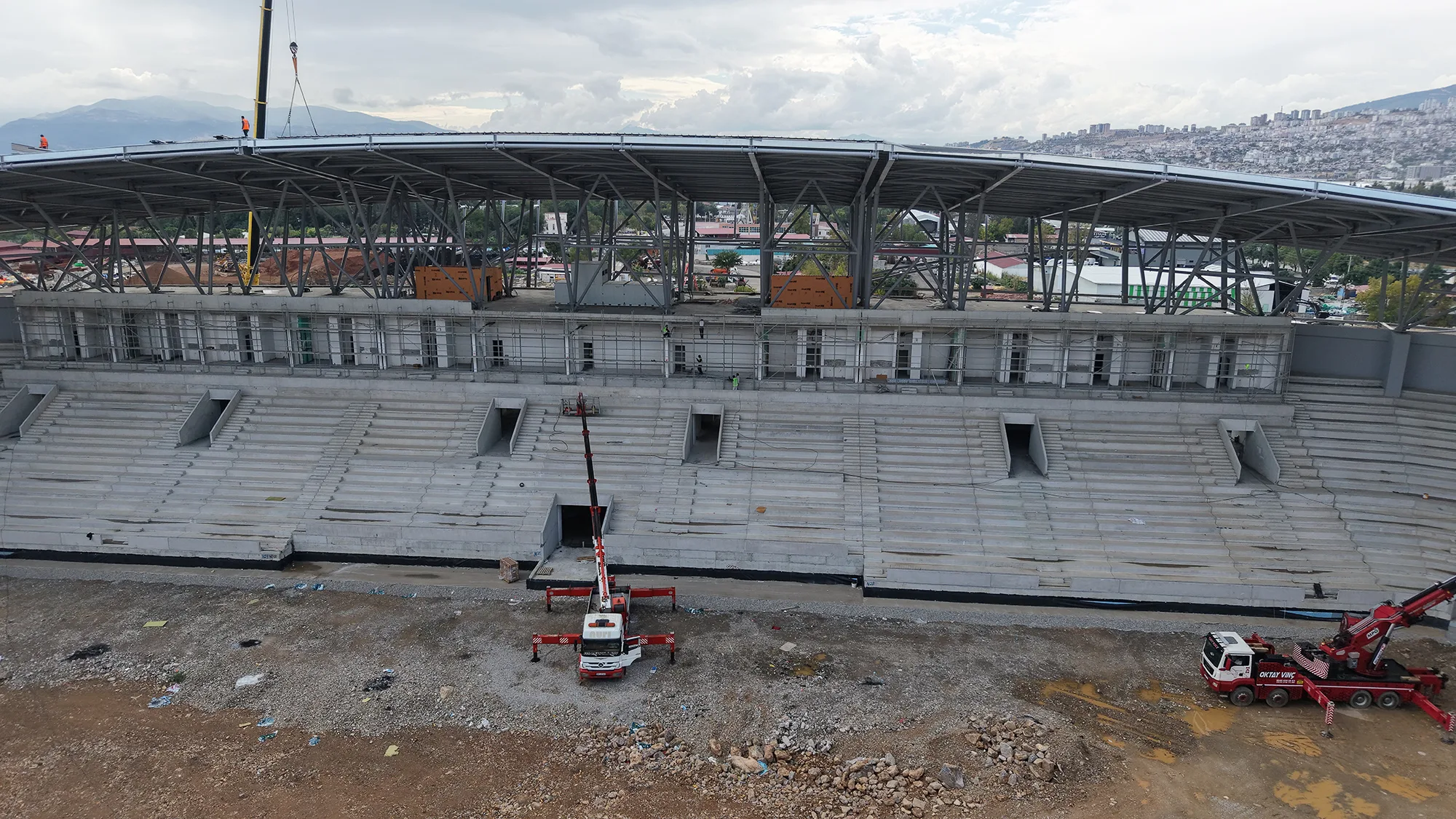 Yeni stadyum i̇nşasında sona doğru