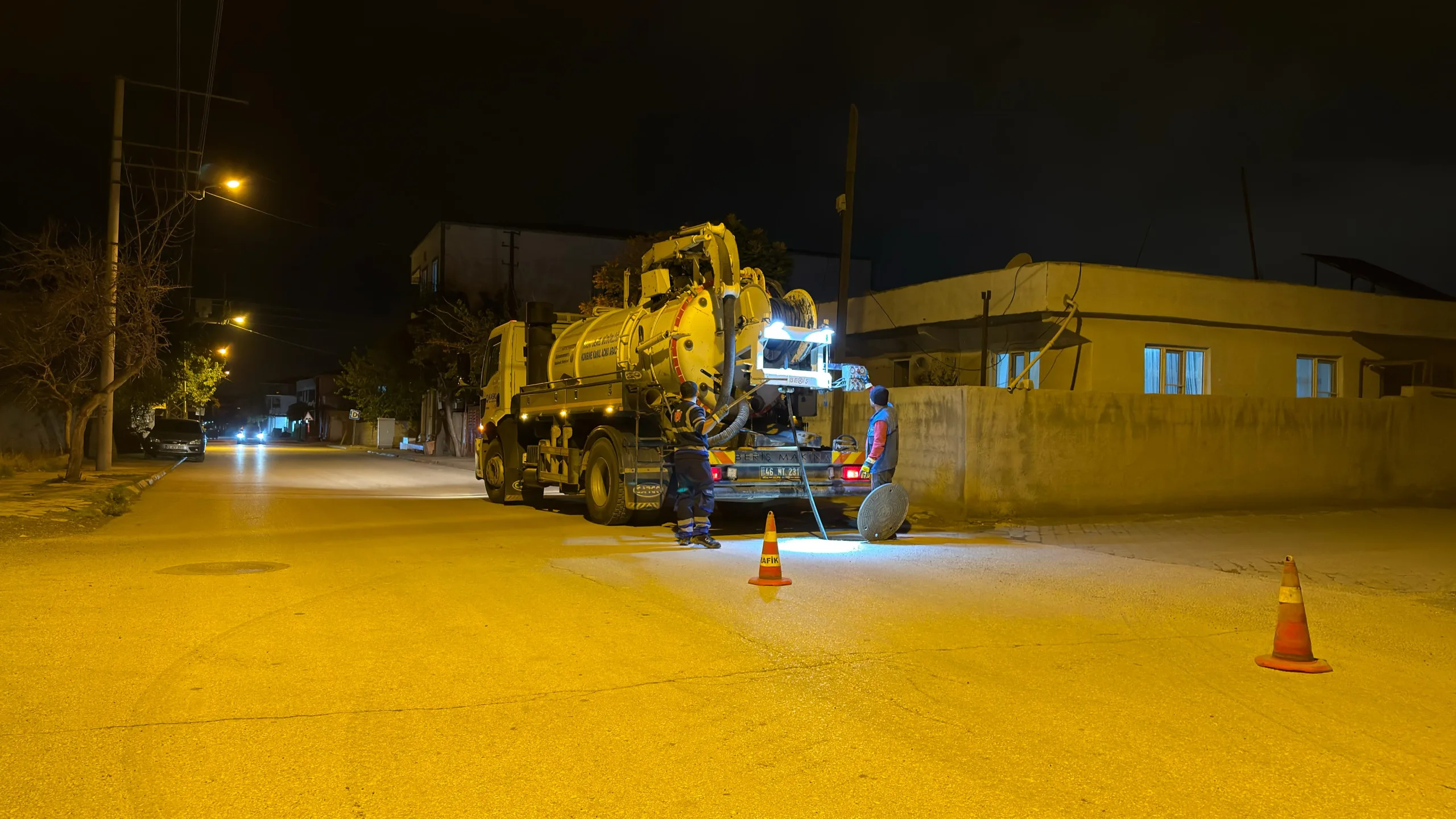 Sağanak yağış öncesi kaski̇’den yoğun mesai!