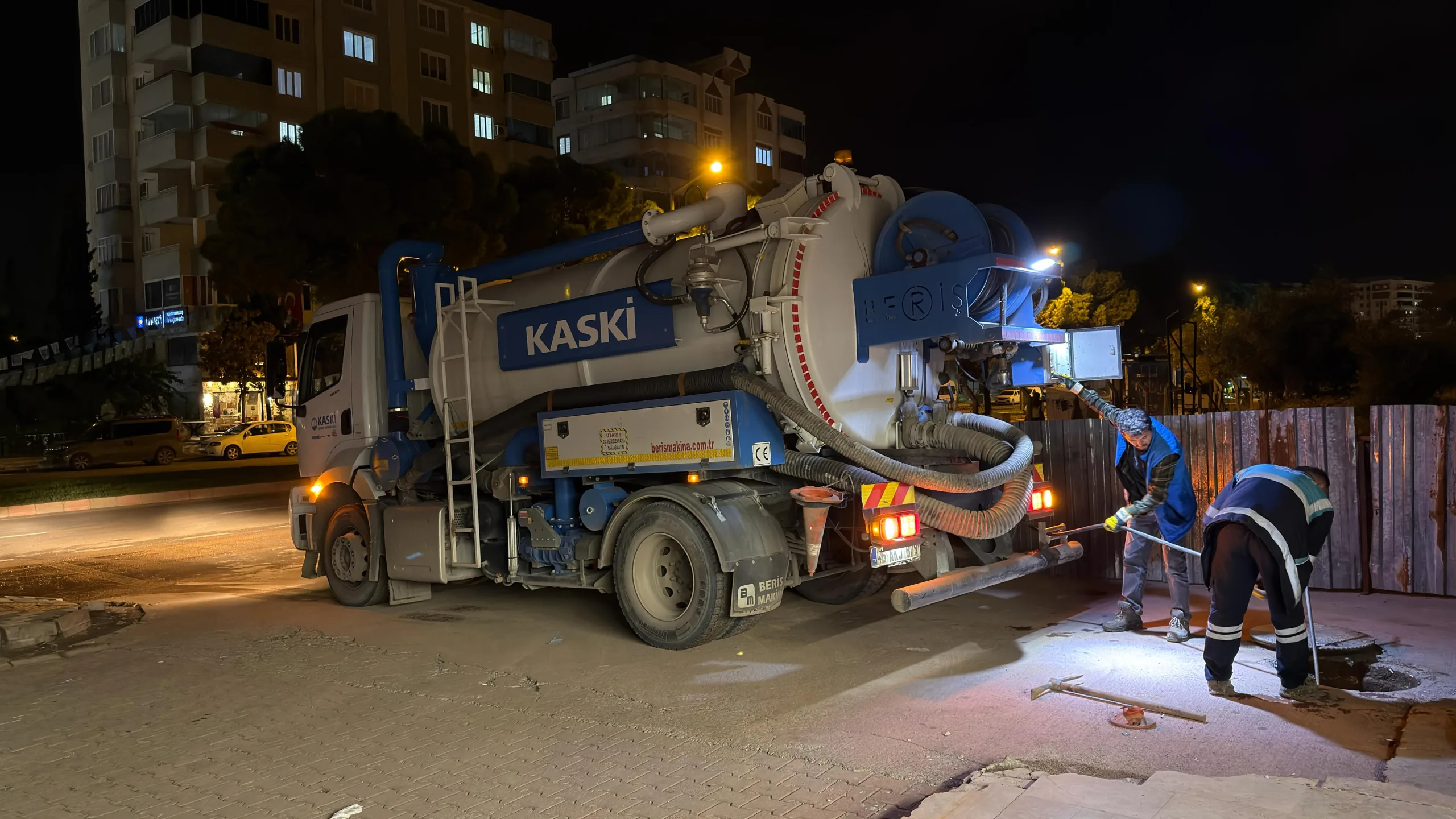 Sağanak yağış öncesi kaski̇’den yoğun mesai!