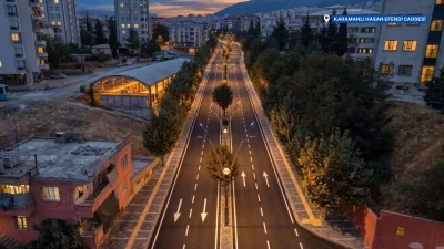 Kahramanmaraş Büyükşehir Belediyesi, Onikişubat ilçesi Karamanlı Mahallesi’nde yer alan Karamanlı