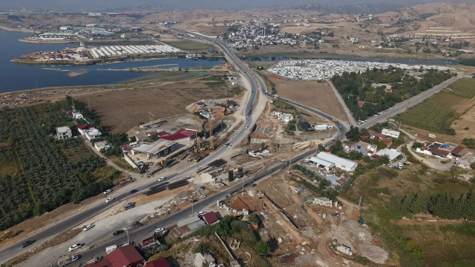 Kılavuzlu 3 katlı kavşağı’nda i̇nşaat hız kazandı!