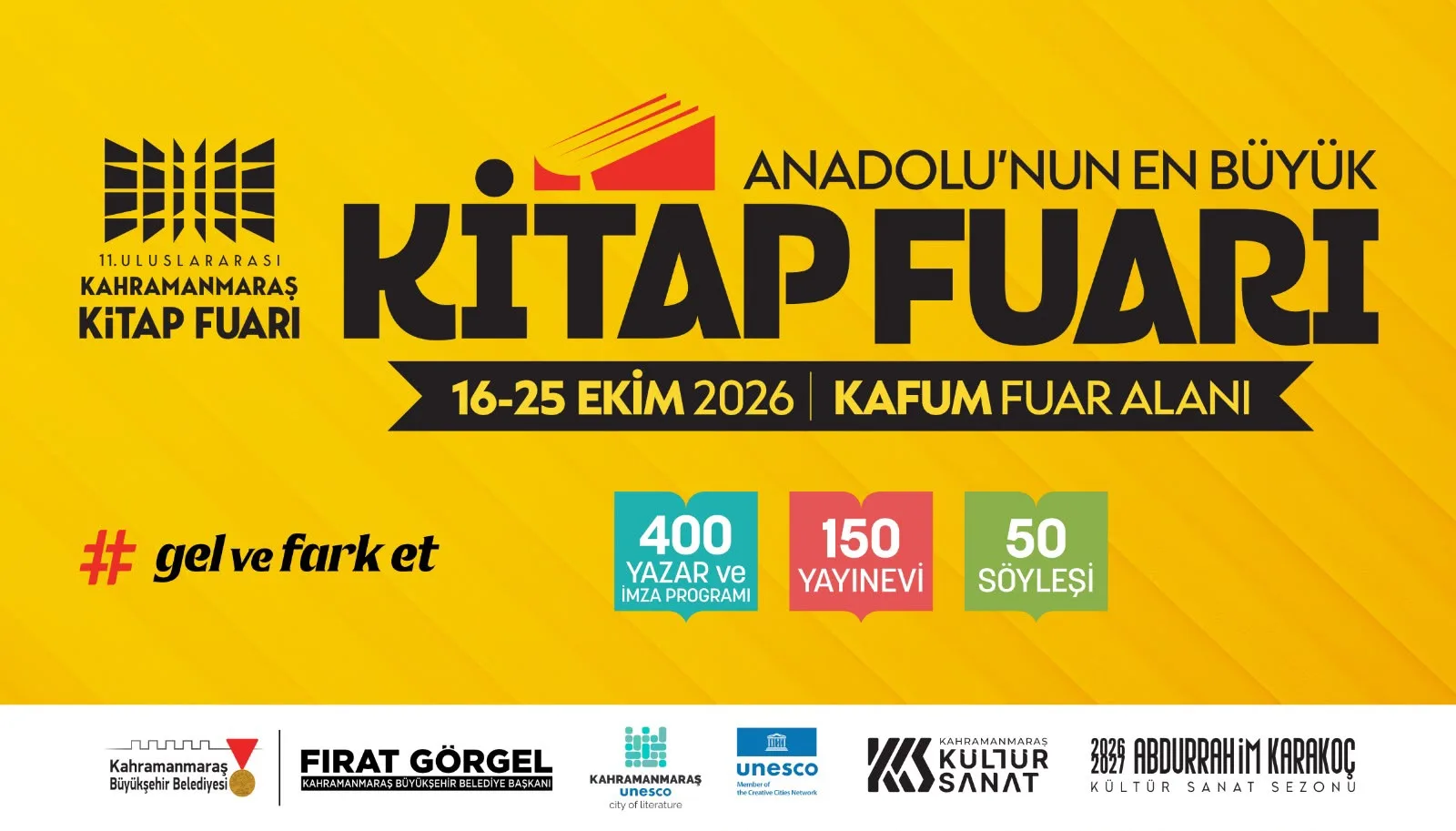 Edebiyat şehrinde dev fuar!