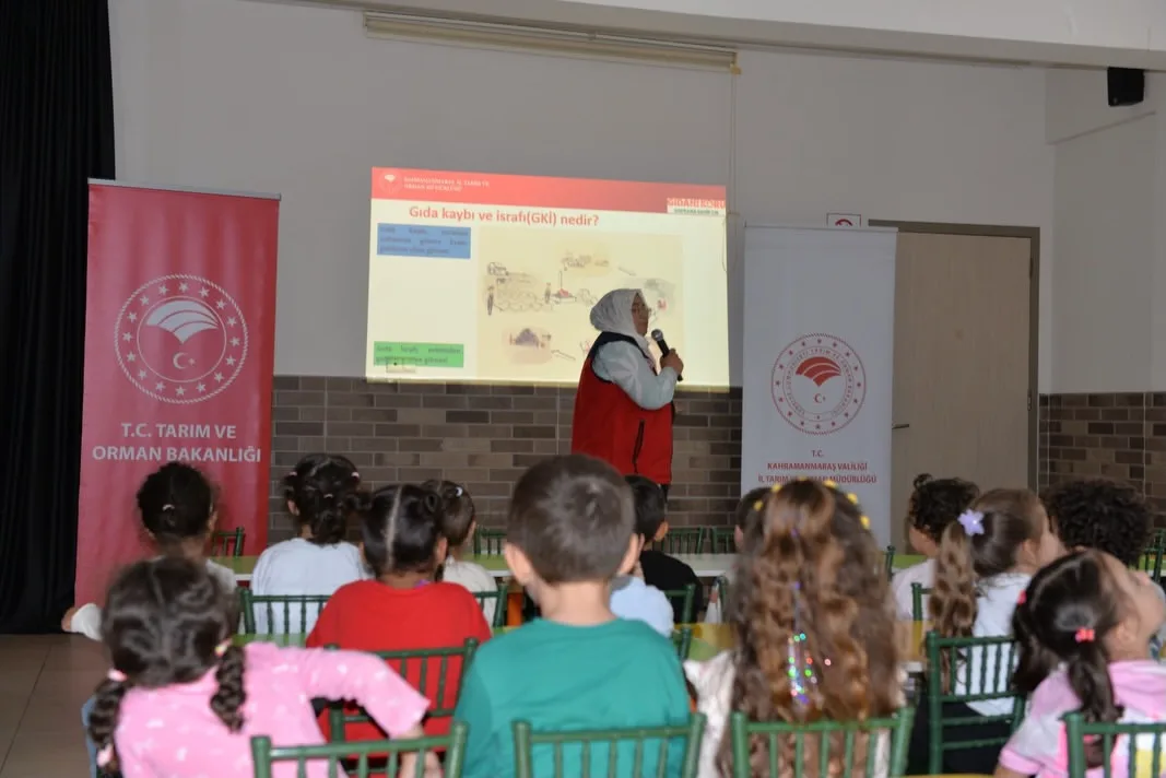 Minik öğrencilere gıda i̇srafı ve tasarruf eğitimi!