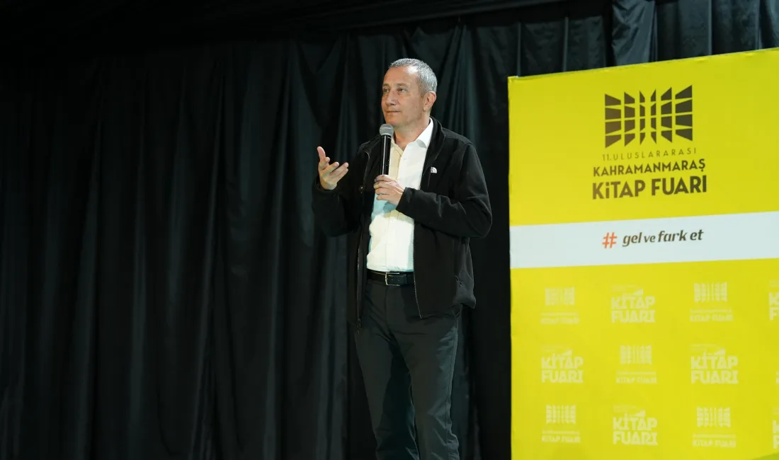 Uluslararası Kahramanmaraş Kitap Fuarı’na konuk olan yazar Orhan Toker, dijital