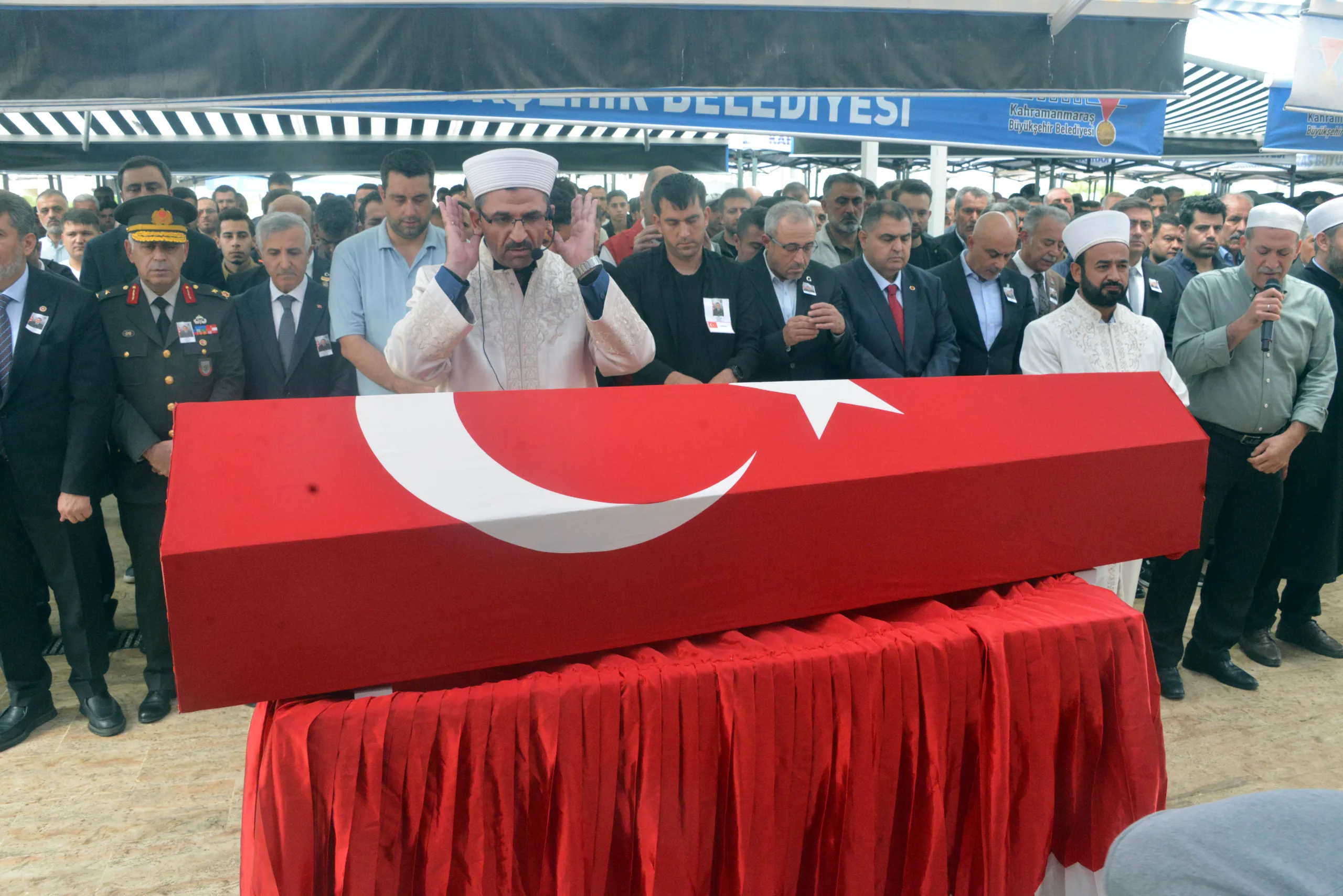 Kahramanmaraş şehidini ebediyete uğurladı!