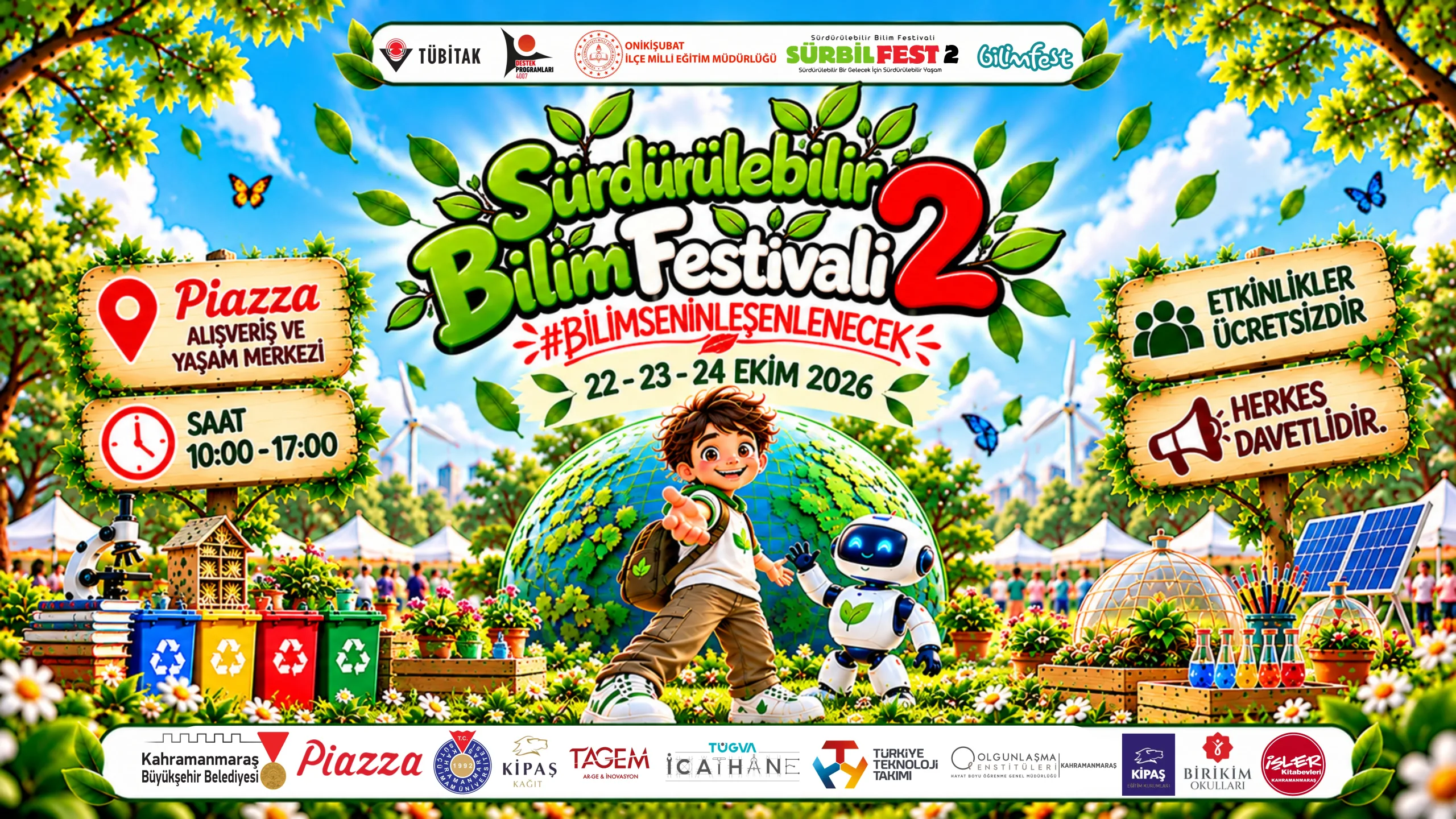 Kahramanmaraş’ta bilim rüzgârı: sürbi̇lfest kapılarını açıyor!