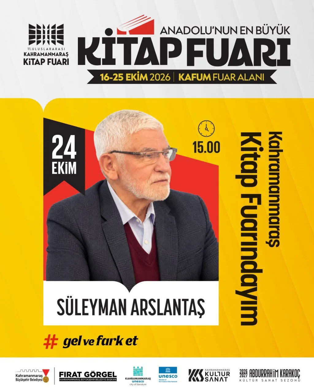 Kitap fuarı’nda cumartesi söyleşileri!