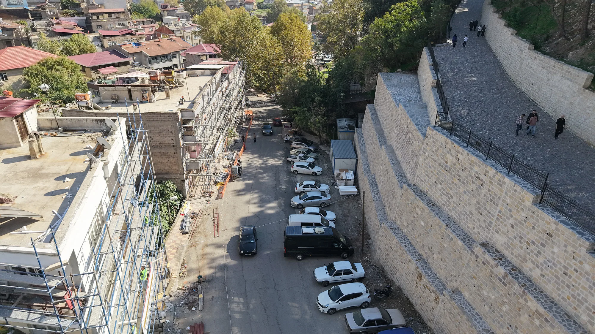 Kahramanmaraş kalesi çevresinde tarihi dokunuş!
