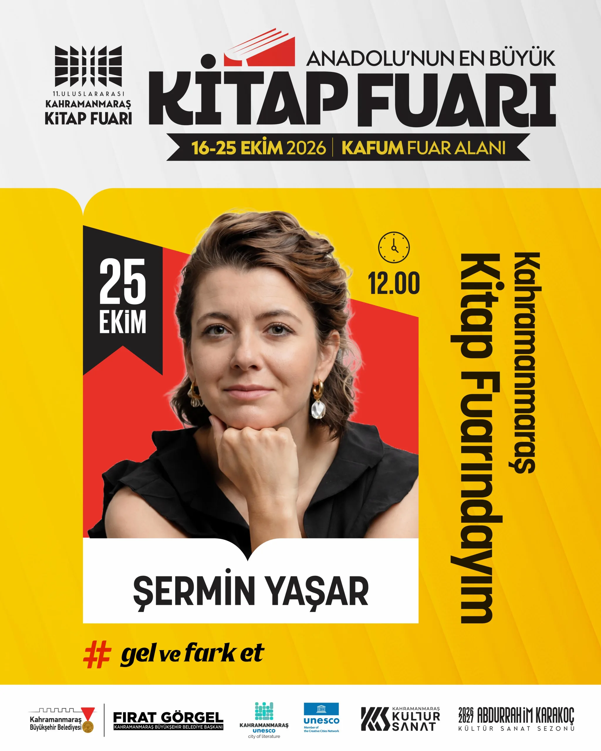 Kahramanmaraş kitap fuarı veda ediyor: i̇şte son gün konukları!