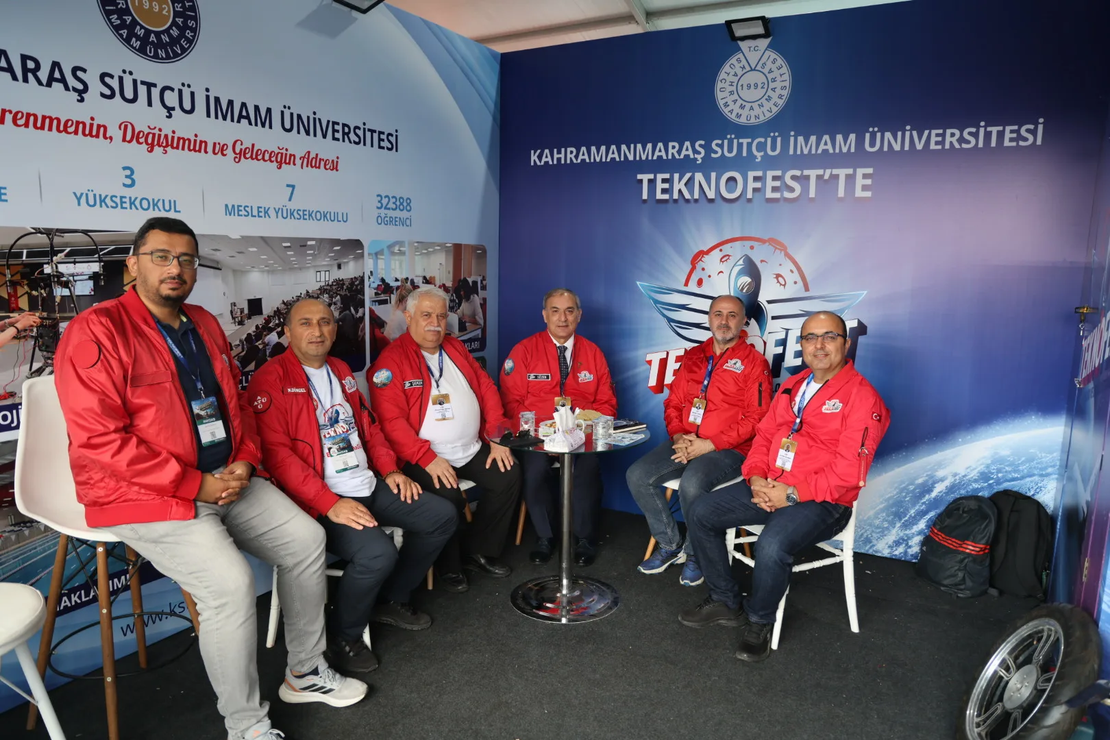Tübi̇tak başkanı aydın’dan ksü standına ziyaret!