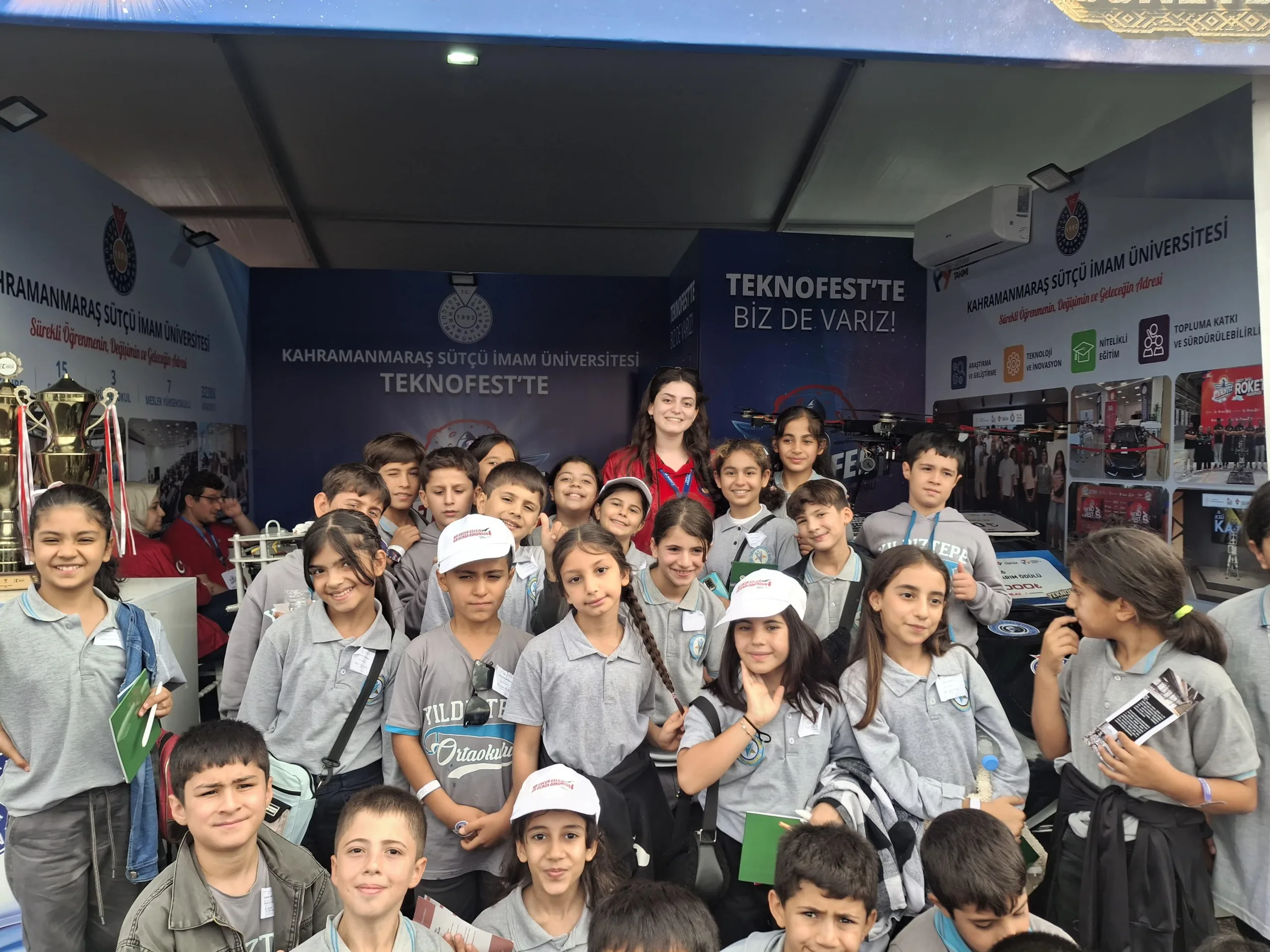 Tübi̇tak başkanı aydın’dan ksü standına ziyaret!