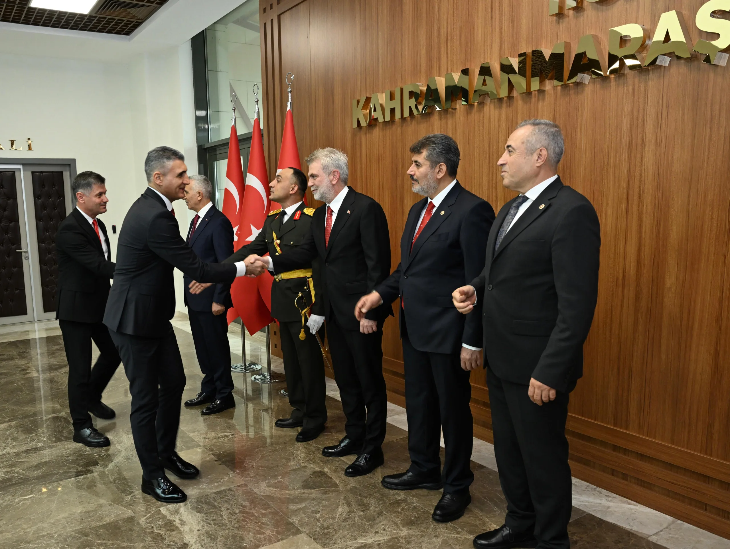 Valilikte 29 ekim tebrikleri kabul edildi!